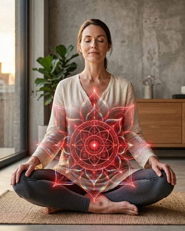 A_fair-skinned_woman_sits_in_the_lotus_pose_with_open_eyes_i-1-1.jpg
